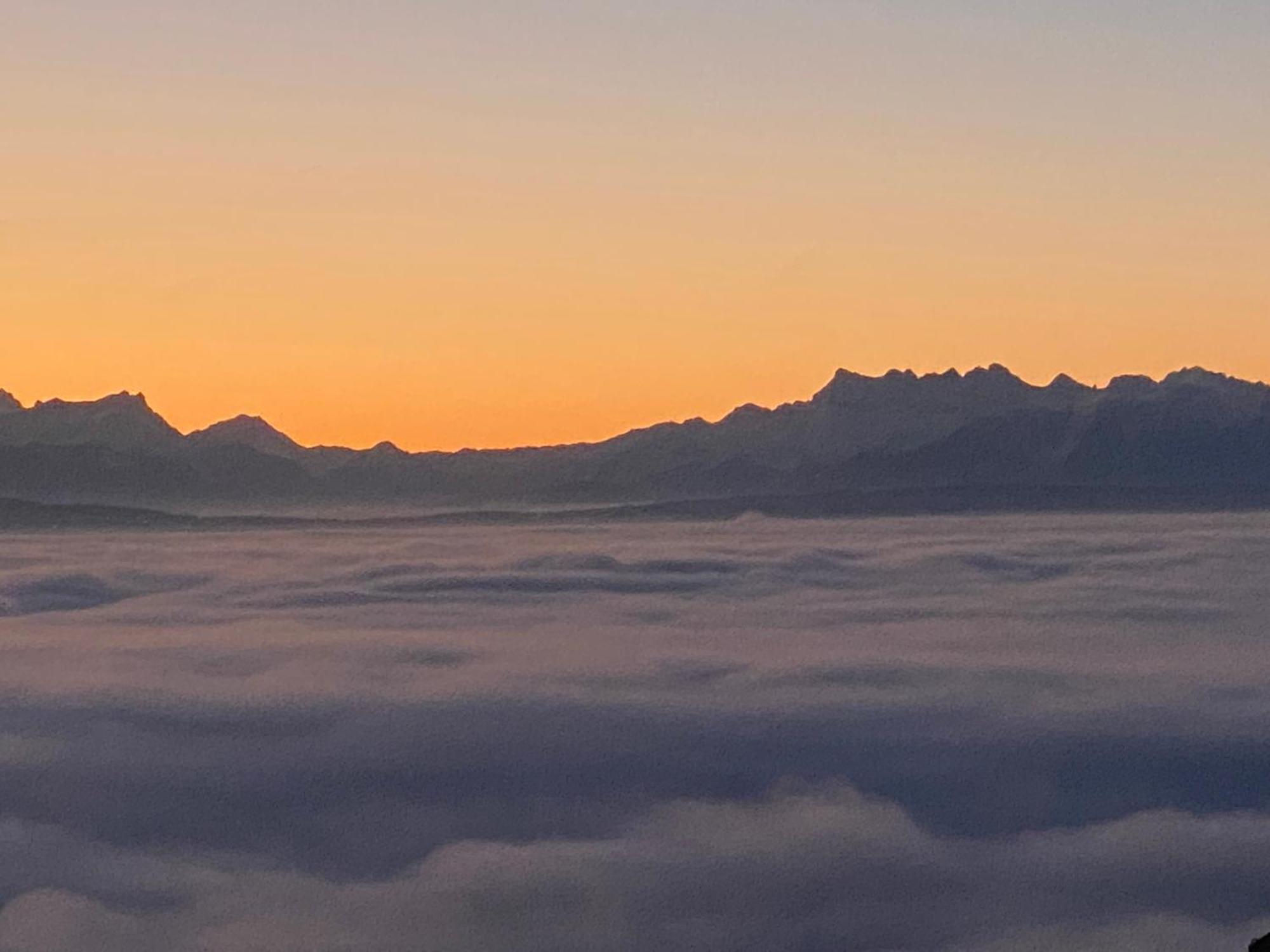 Tevenon Vue Panoramique Alpes-Lac Grandevent Exteriér fotografie
